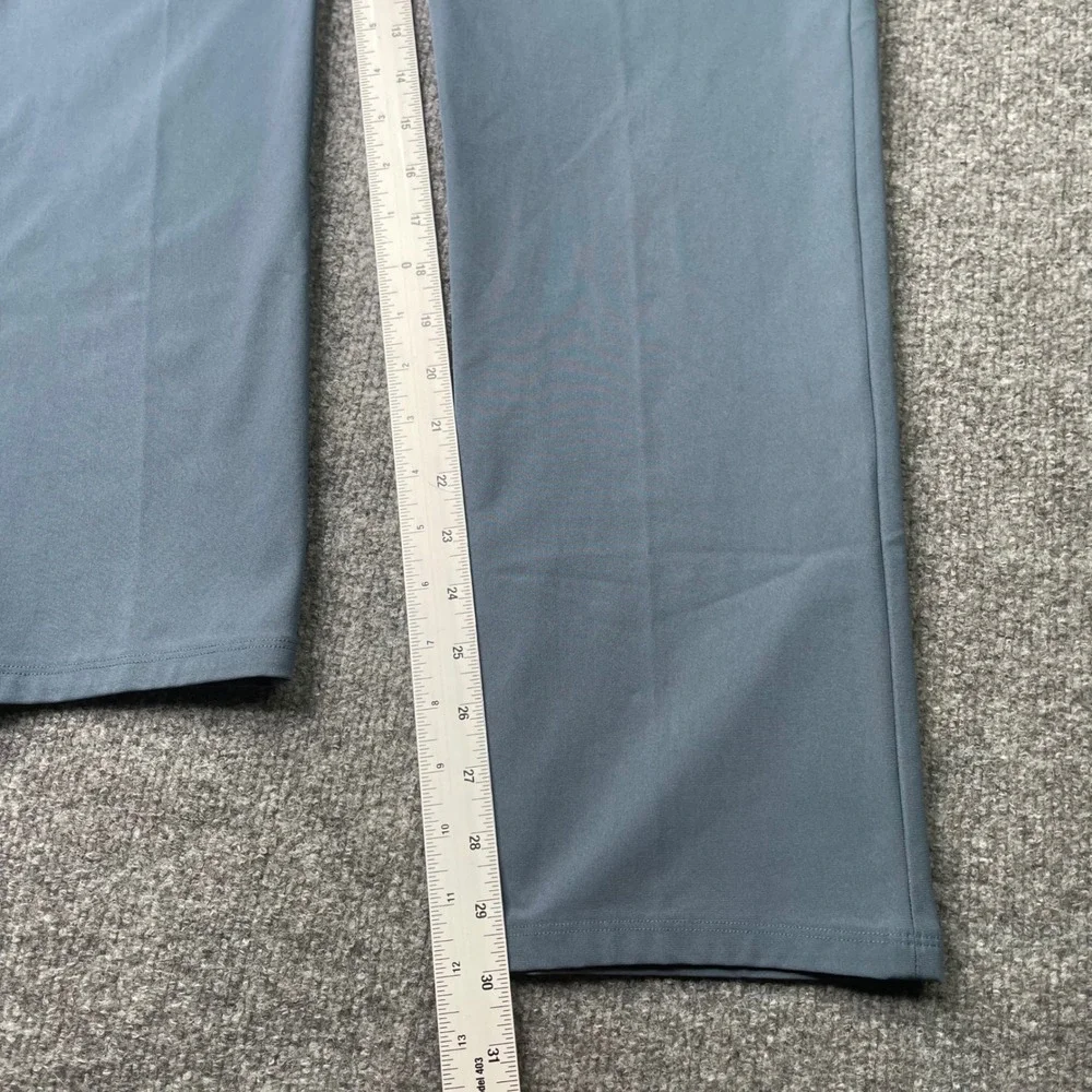 Lululemon ABC Pants Mens 31 Blue Gray Slim Fit Warpstreme Five Pocket Trousers